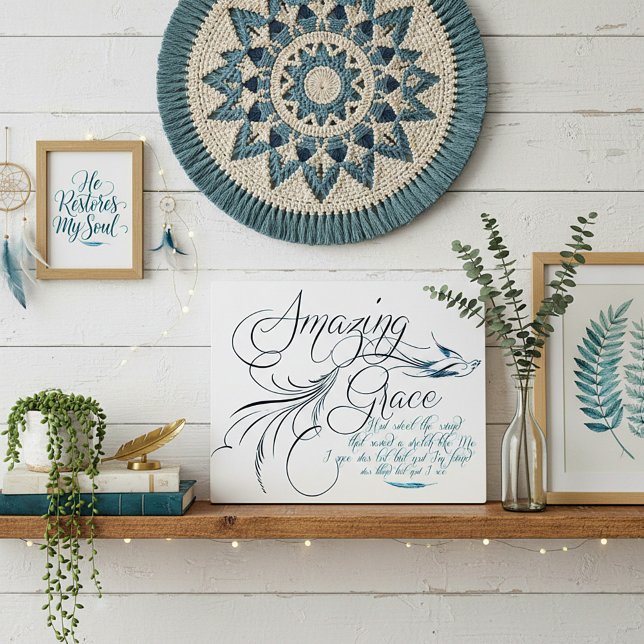 Plaque Photo Grâce merveilleuse (Créateur téléchargé)