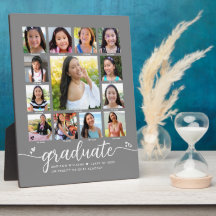 Graduation Gris K-12 Script moderne Collage photo