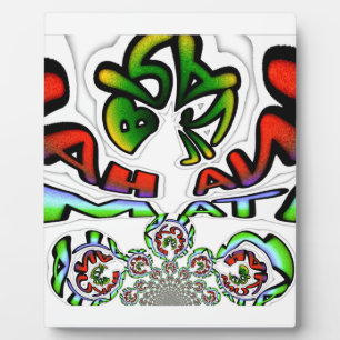 Plaque Photo Graffiti coloré Hakuna Matata