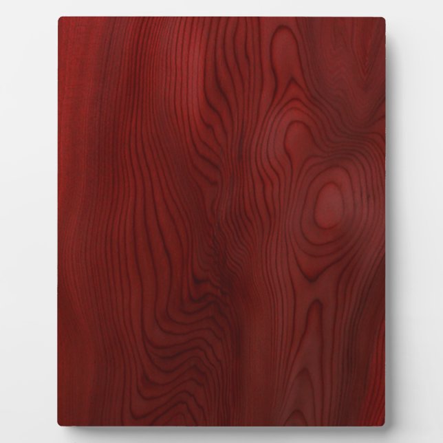 Plaque Photo Grain en bois foncé (Devant)