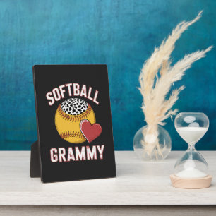 Plaque Photo Grammy de softball