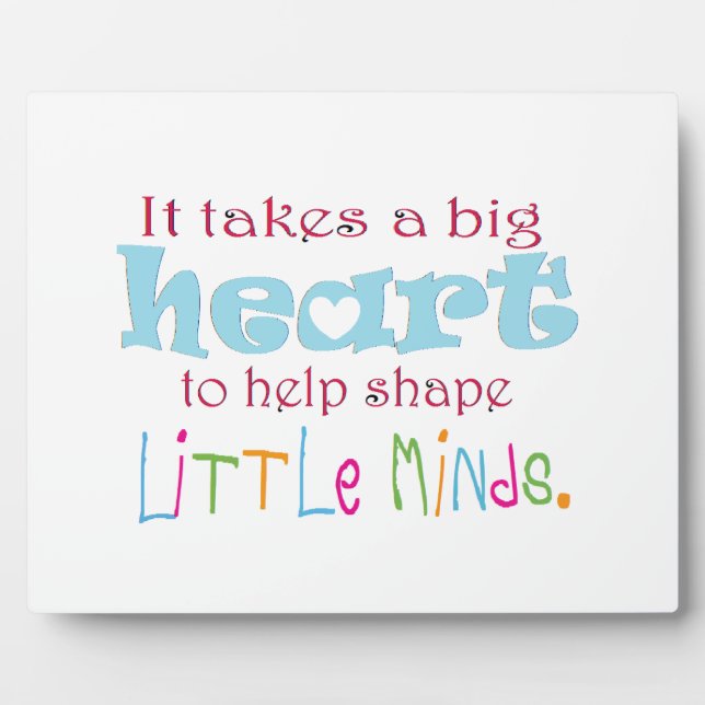 Plaque Photo Grand Coeur : Conseiller : Mentor : Enseignant (Devant)