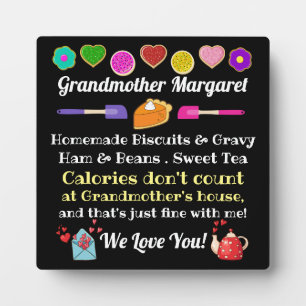 Plaque Photo Grand-mère, Mère, ETC.