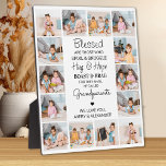 Plaque Photo Grand-parents Poème Personnalisé 14 Photo Collage<br><div class="desc">Célébrez vos grands-parents avec une plaque de collage photo personnalisée. Ce grand-père unique cite plaque d'image est le cadeau parfait que ce soit un anniversaire, un grand-père ou Noël. Nous espérons que votre plaque de grand-mère de garde spéciale deviendra un souvenir précieux pour les années à venir. . Citation "...</div>