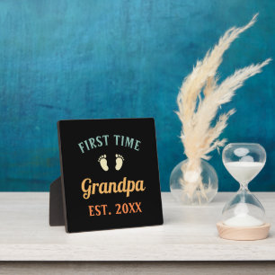 Plaque Photo Grand-père Abuelo Nonno Papi Première fois grand-p