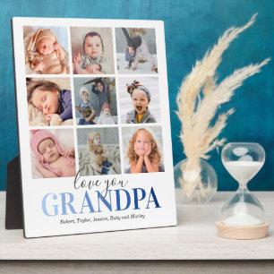 Plaque Photo Grand-père Cadeau Love You Photo
