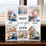 Plaque Photo Grand-père grand-père petits-enfants Photo Collage<br><div class="desc">Célébrez le lien spécial entre Papa et ses petits-enfants avec notre plaque "Papa grand-père petits-enfants photo collage". Cette plaque personnalisée met en valeur une collection de photos chères, capturant des moments précieux et des souvenirs partagés entre Papa et ses petits-enfants bien-aimés. Le titre chaleureux "Papa" bien en vue ajoute une...</div>