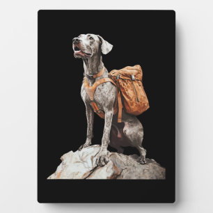 Plaque Photo Grand Pitbull Dane