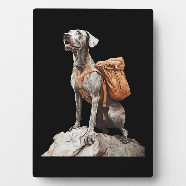 Plaque Photo Grand Pitbull Dane (Devant)
