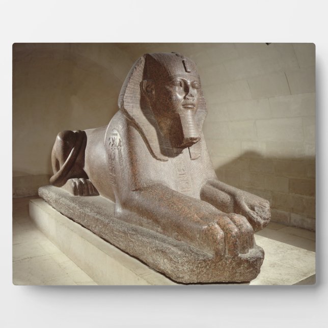 Plaque Photo Grand Sphinx, de Tanis (granit) (Devant)