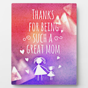 Plaque Photo grande maman