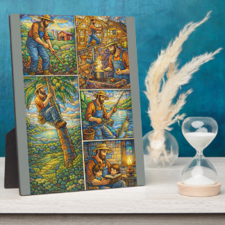 Plaque Photo Grandfather Dad Father's Day 