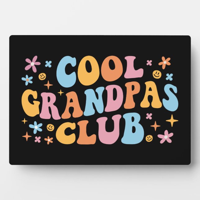 Plaque Photo Grandpas Club cool III (Devant)