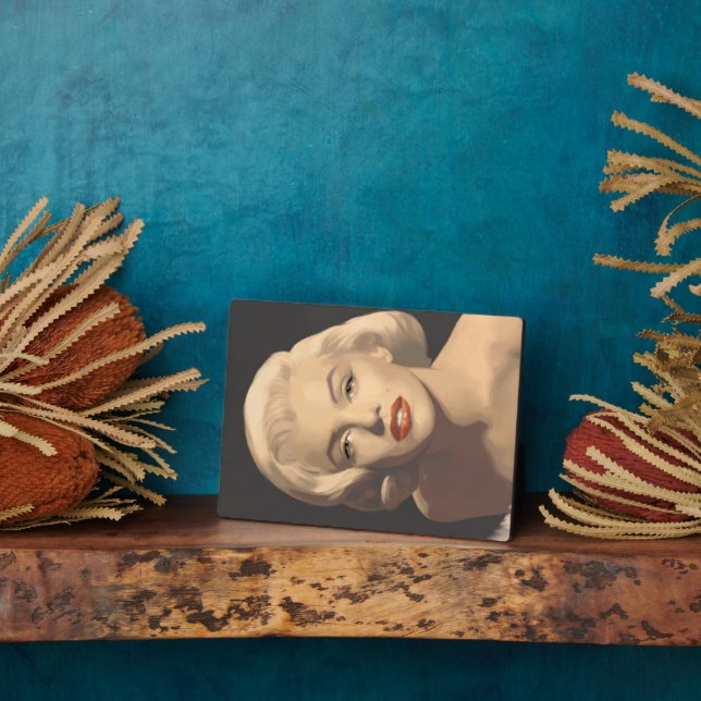 Plaque Photo Graphic Grey Marilyn (Côté)