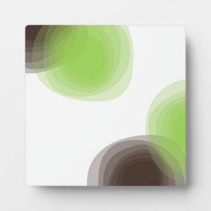 Plaque Photo Graphique abstrait vert, moderne, simple, fleuri