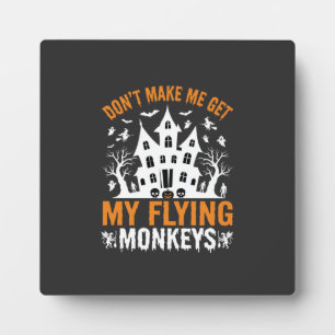 Plaque Photo Graphisme de maison hantée avec des singes volants