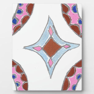 Plaque Photo Gratitude Peace Love Unite Mandala Art Imprimer