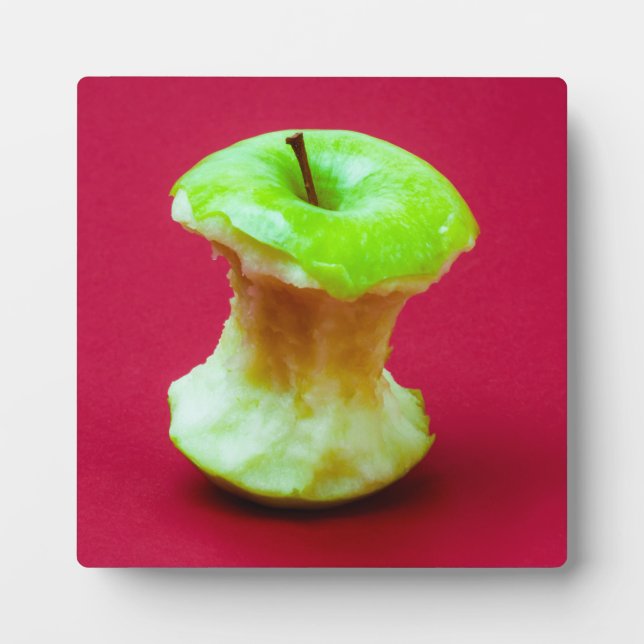 Plaque Photo Green apple core (Devant)