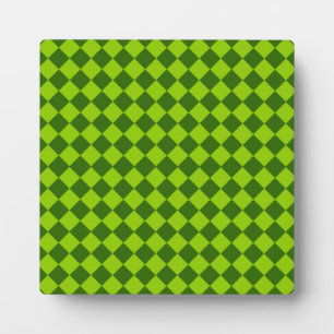 Plaque Photo Green Combination Diamond Motif par STaylor