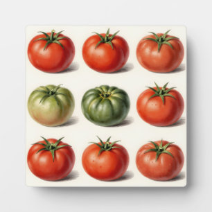 Plaque Photo Grille botanique de variété de tomate ancienne