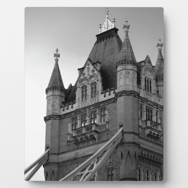Plaque Photo Gros plan du London Tower Bridge (Devant)