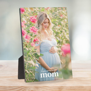Plaque Photo Grossesse Photo Cadeau Moderne Design Devenir mama
