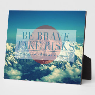 Plaque Photo Guillemets inspirants et motivants