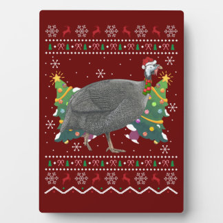 Plaque Photo Guinea Fowl Xmas Gift Ugly Guinea Fowl Bird Christ