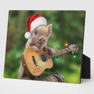 Plaque Photo guitar de Christmas