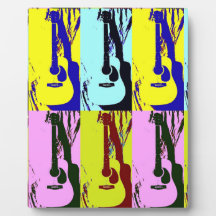 Guitare pop art