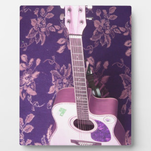 Plaque Photo Guitare vintage : Le rêve de style africain