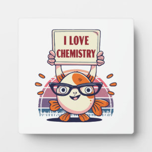 Plaque Photo Guppies et chimie d'amour