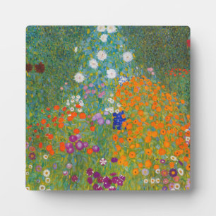 Plaque Photo Gustav Klimt - Jardin des fleurs