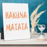 Hakuna Matata - Art Tribal Africain