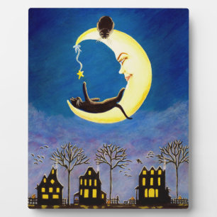 Plaque Photo Halloween 8 x 10 chevalet d'art "L'étoile de Salem