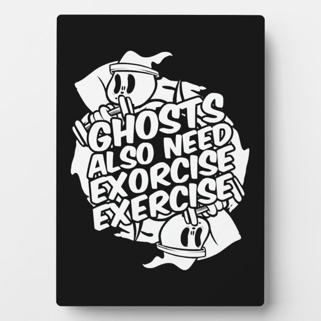 Plaque Photo Halloween drôle (Devant)