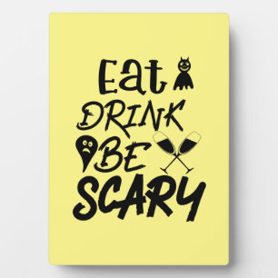 Plaque Photo Halloween Eat
