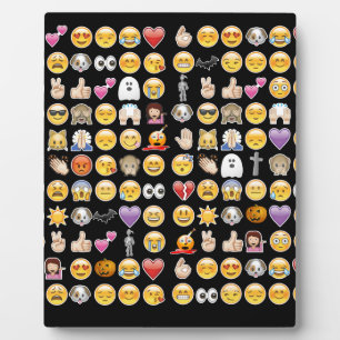 Plaque Photo halloween emoji