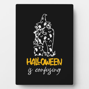 Plaque Photo Halloween est une confusion pour Halloween dire ca