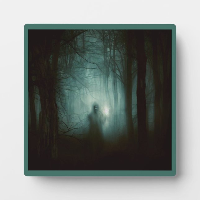 Plaque Photo Halloween - Forêt hantée 2 (Devant)