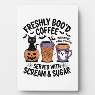 Plaque Photo Halloween fraîchement Boo'd Café
