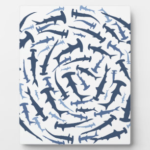 Plaque Photo hammerhai requin marteau plongée sous-marine