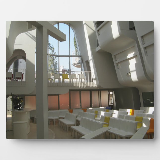 Plaque Photo Harajuku Église protestante, Tokyo, Japon (Devant)