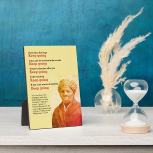 Plaque Photo HARRIET TUBMAN Citer