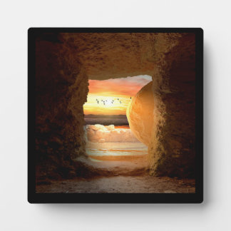 Plaque Photo He is Risen 