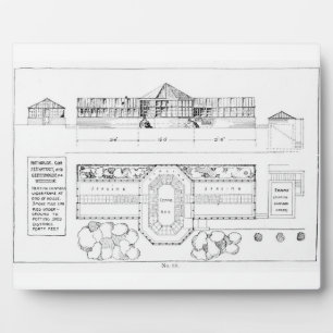 Plaque Photo Heating system for a Hothouse, Conservatory and Gr