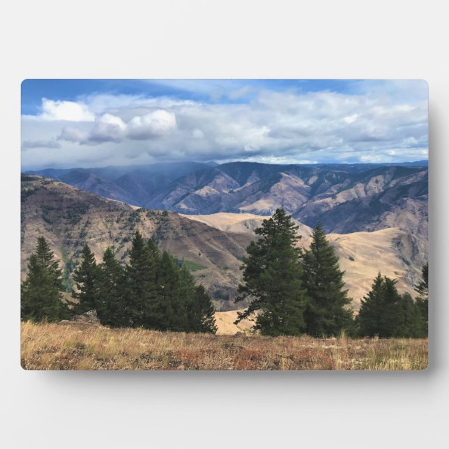Plaque Photo Hells Canyon Pittoresque Byway, OU (Devant)