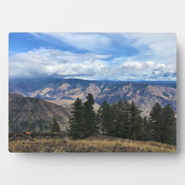 Plaque Photo Hells Canyon Pittoresque Byway, OU (Devant)