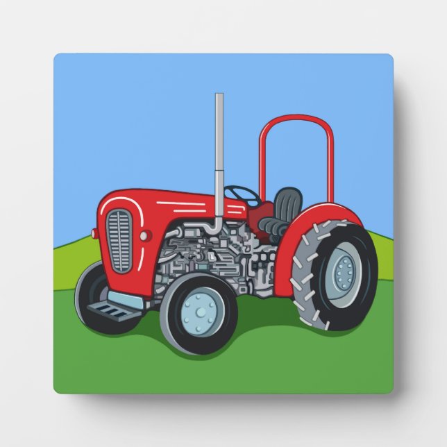 Plaque Photo Herbert le Tracteur (Devant)