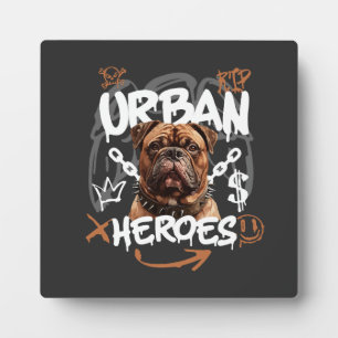 Plaque Photo Héros Urbain Chien